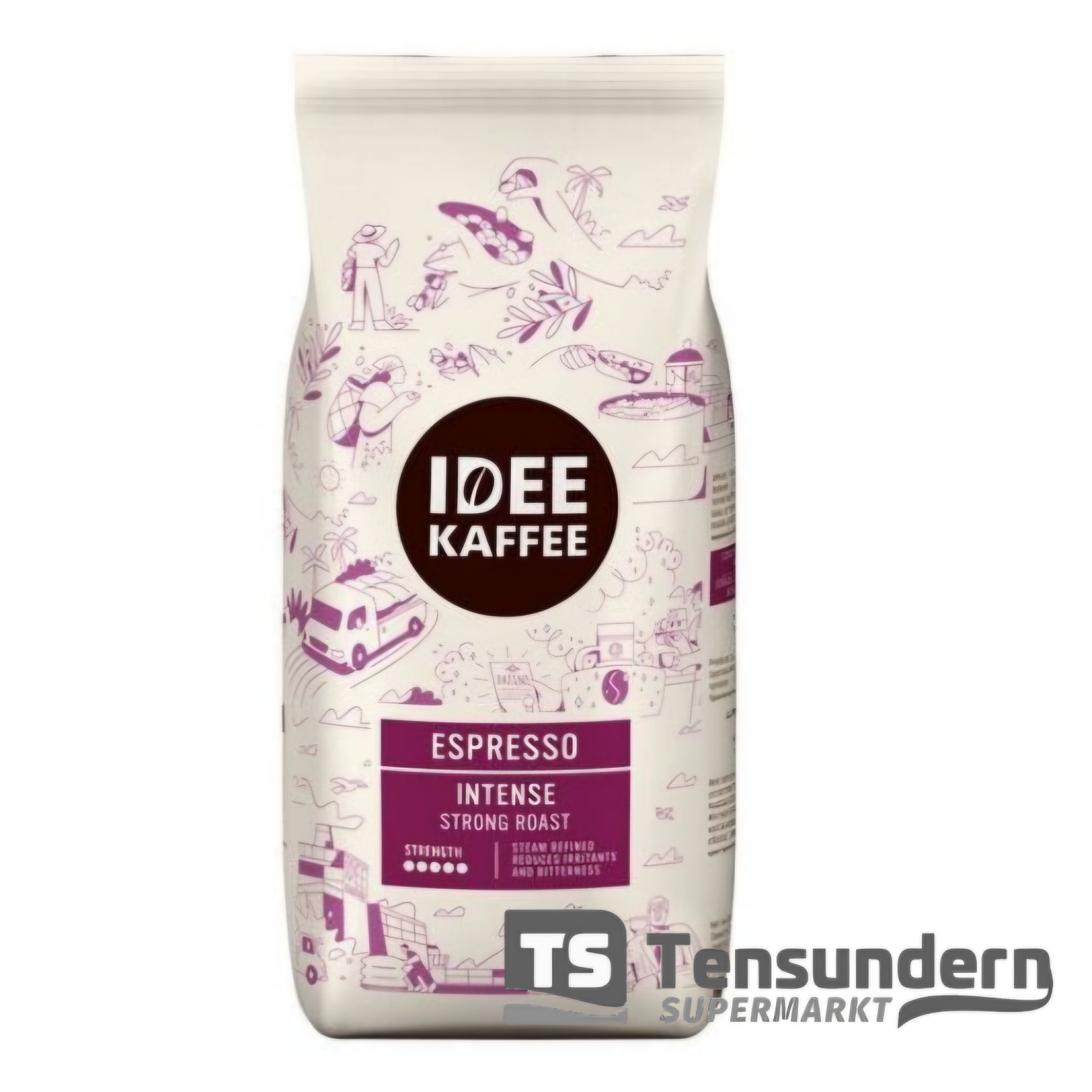 Idee Kaffee Espresso Intenso 1000 Gramm Bohnen