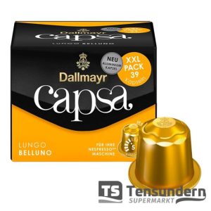 Dallmayr Capsa Lungo Belluno XXL 39 Kaffee Kapseln