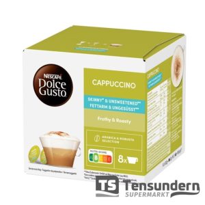 Dolce Gusto Cappuccino Skinny & Unsweetened 16 Kapseln, 8 Tassen