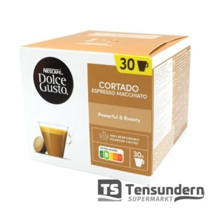 Dolce Gusto Cortado Espresso Macchiato 30 Kapseln, 30 Tassen