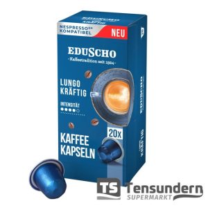 Eduscho Lungo Kräftig 20 Kaffee Kapseln