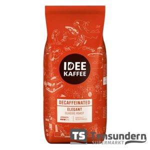Idee Kaffee Decaffeinated Elegant 1000 Gramm Bohnen