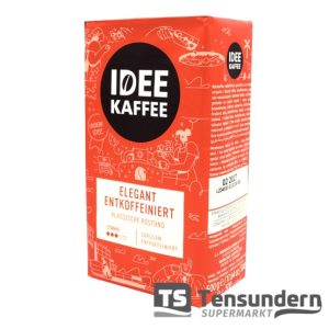 Idee Kaffee Elegant Entkoffeiniert gemahlen 500 Gramm