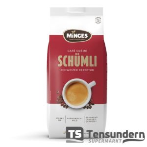 Minges Café Crème Schümli Bohnen 1000 Gramm