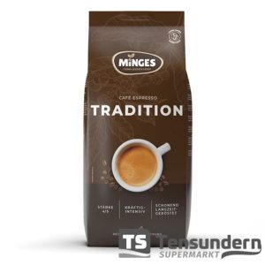 Minges Café Espresso Tradition 1000 Gramm Bohnen