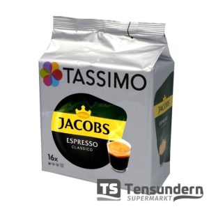 Tassimo Jacobs Espresso Classico 16 Kapseln, 16 Tassen
