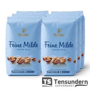 Tchibo Feine Milde Bohnen 6 x 500 Gramm